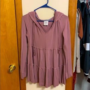 Long Sleeve Hood Pullover